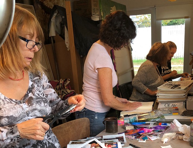Fall Day-Long Altered Book Workshop at Rose Marie Prins' studio